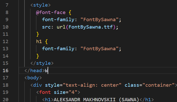 Font_Code